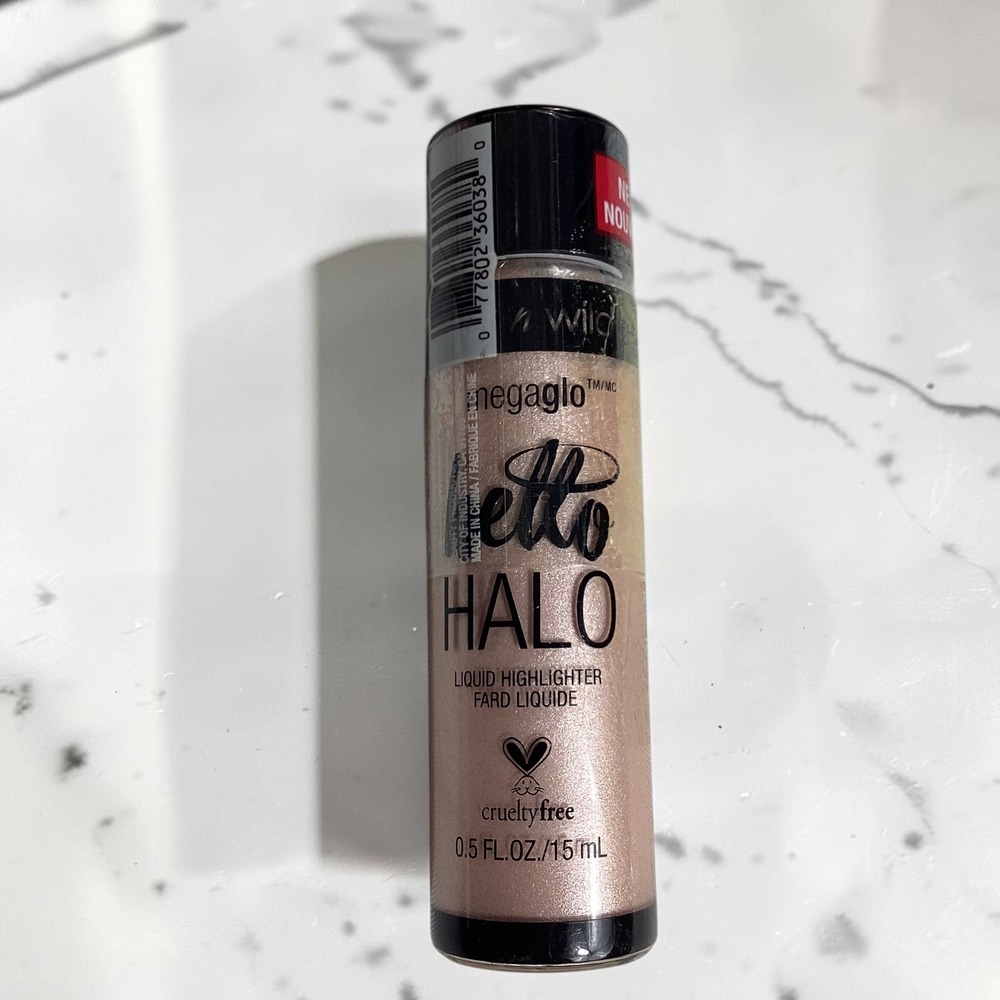 Wet n Wild MegaGlo Hello Halo Liquid Highlighter 304A Halo Goodbye 0.5oz New